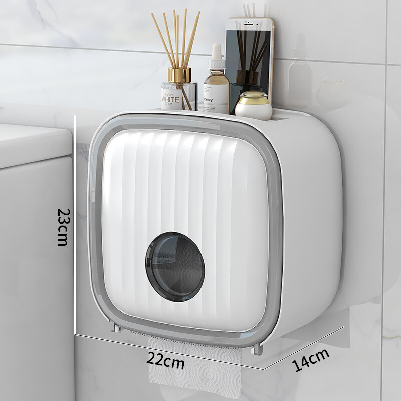 Sieninė servetėlių dėžutė, lengvas, prabangus plastikinis tualetinių servetėlių laikiklis, tualetinių servetėlių dėžutė, tualetinio popieriaus ritinėlių laikiklis