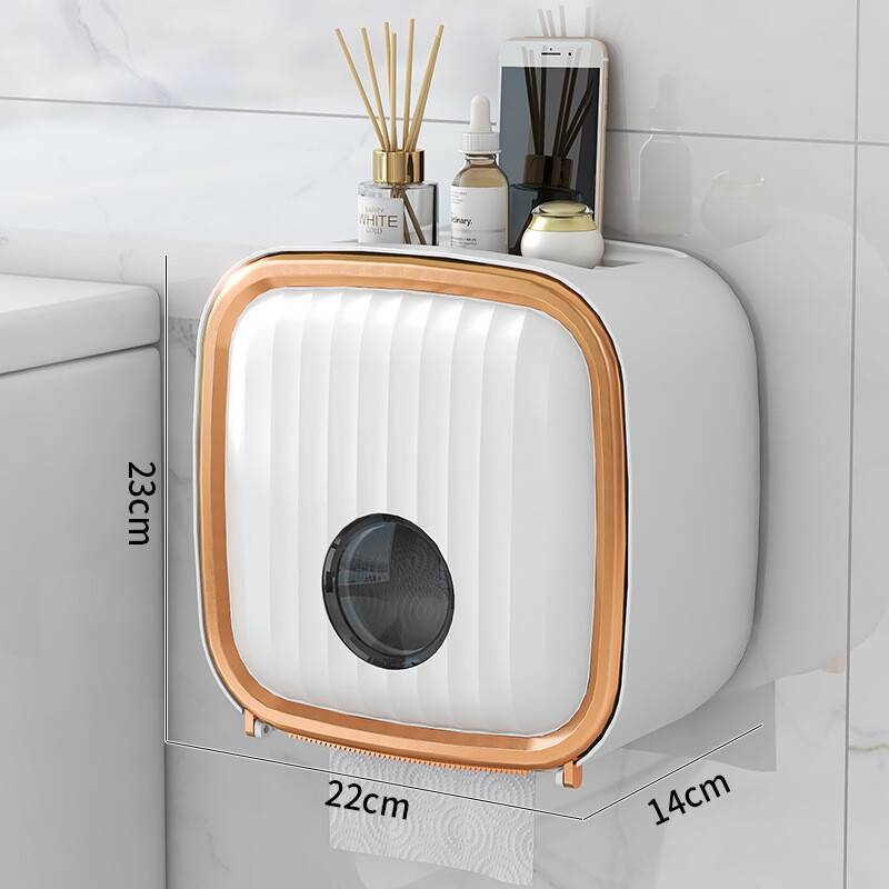 Sieninė servetėlių dėžutė, lengvas, prabangus plastikinis tualetinių servetėlių laikiklis, tualetinių servetėlių dėžutė, tualetinio popieriaus ritinėlių laikiklis