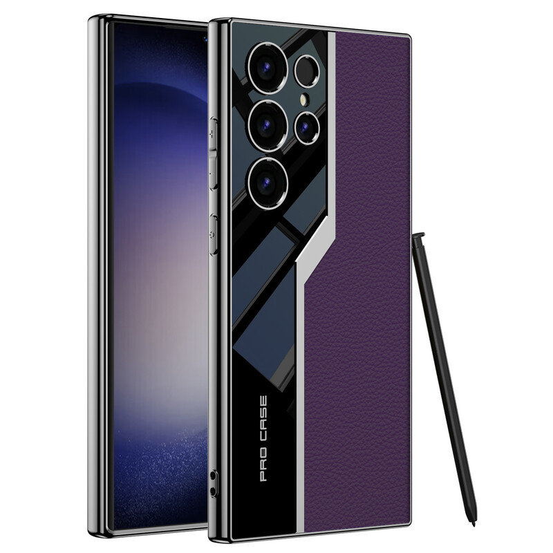 Tinka Samsung S25Ultra mobiliojo telefono dėklui S24/23Ultra galvanizuotos odinės superautomobilio pilnas dangtelis apsaugantis nuo kritimo