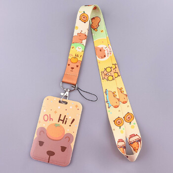 Νέα θήκη κάρτας Animal Lanyard, Κορδόνια, Student Cartoon, Pet Lanyard, Συνδυασμός θήκης κάρτας εργασίας, Ιμάντας κινητού τηλεφώνου