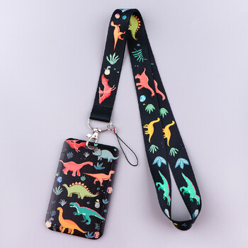 Νέα θήκη κάρτας Animal Lanyard, Κορδόνια, Student Cartoon, Pet Lanyard, Συνδυασμός θήκης κάρτας εργασίας, Ιμάντας κινητού τηλεφώνου