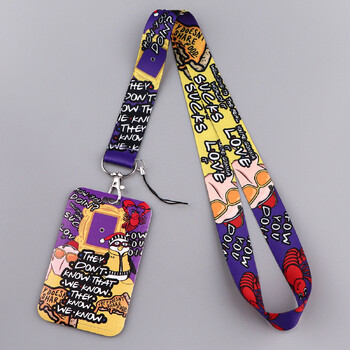 Νέα θήκη κάρτας Animal Lanyard, Κορδόνια, Student Cartoon, Pet Lanyard, Συνδυασμός θήκης κάρτας εργασίας, Ιμάντας κινητού τηλεφώνου