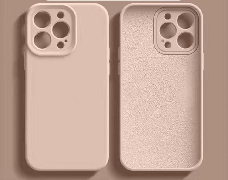 Плътен силикон, подходящ за калъф за мобилен телефон iPhone16pro Apple 15pro пълен пакет с лого Защитен капак против падане 13