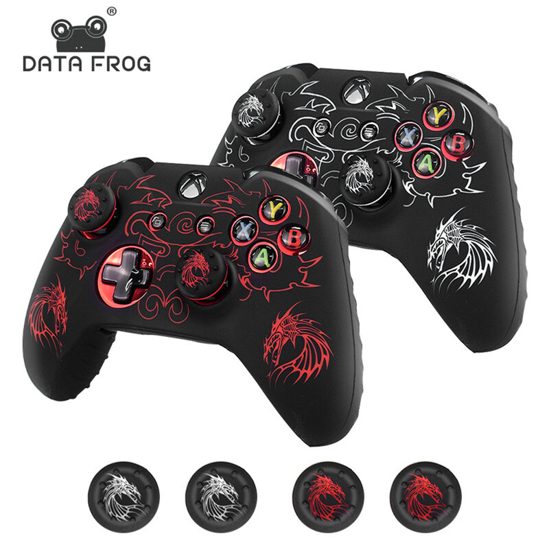 Piemērojams XBOX ONE roktura aizsargvāciņam X1 pretslīdēšanas putekļu necaurlaidīgs silikona vāciņš Xbox one roktura mīksts gumijas pārsegs