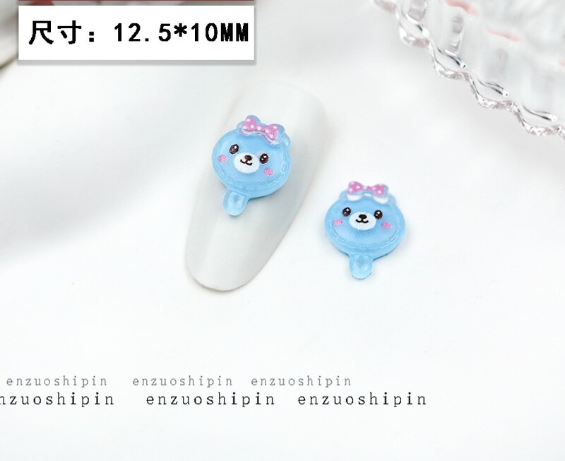 Смола карикатура колекция аксесоари за нокти Kulomi канела куче Коте котка направи си сам мобилен телефон черупка стикер за нокти декорация