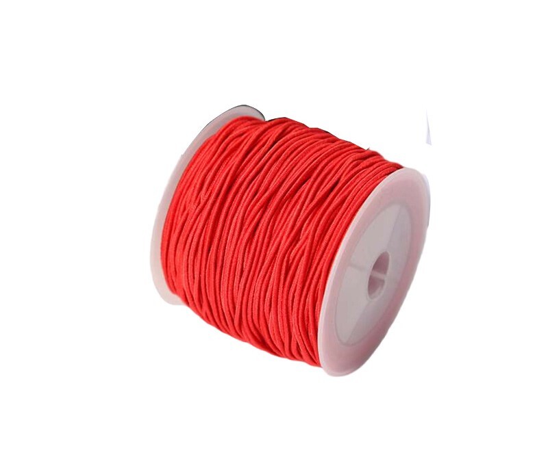 Въже с мъниста, увито със сърцевина, еластично въже, еластично въже, въже с мъниста, гумена лента, въже за гривна, будистко въже от мъниста, еластично въже, въже за гривна