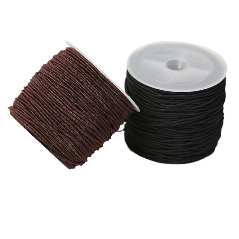 Въже с мъниста, увито със сърцевина, еластично въже, еластично въже, въже с мъниста, гумена лента, въже за гривна, будистко въже от мъниста, еластично въже, въже за гривна