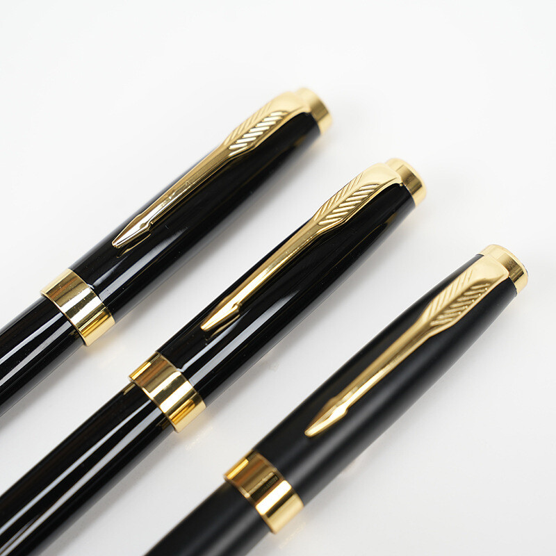 Търговия на едро с метална подпис химикалка черна гел химикалка бизнес подарък химикалка реклама подарък химикалка