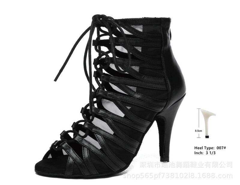 Yaochi истински червени дамски възрастни секси риба уста салса латино ча-ча модерен джаз танц бачата