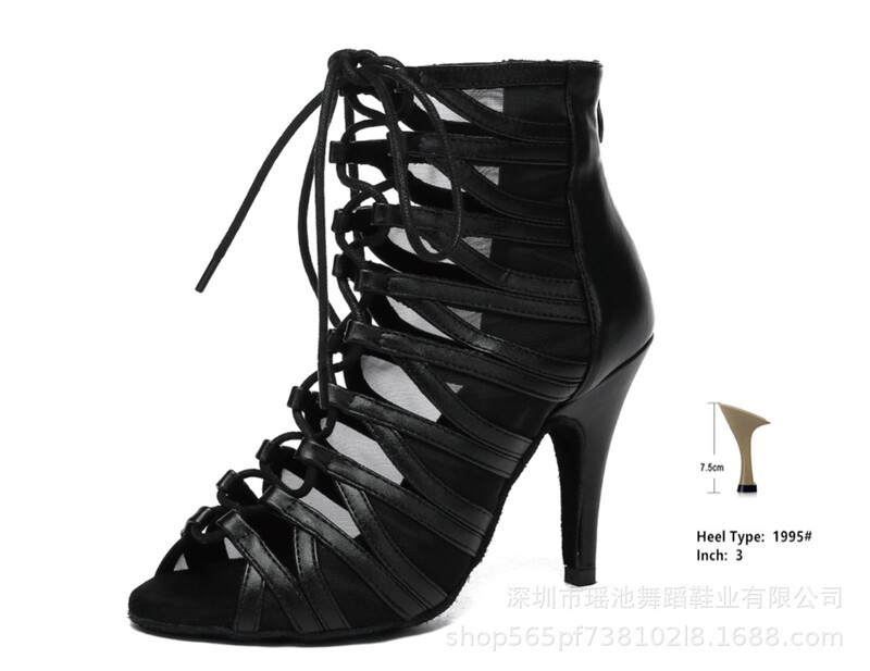 Yaochi истински червени дамски възрастни секси риба уста салса латино ча-ча модерен джаз танц бачата