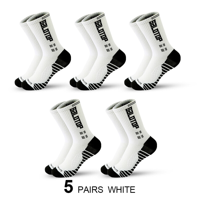 Vyriškos profesionalios krepšinio kojinės su vidutiniu vamzdeliu, tikros vyriškos sportinės kojinės, ilgos kojinės, prakaitą sugeriančios ir dezodoruojančios badmintono kojinės