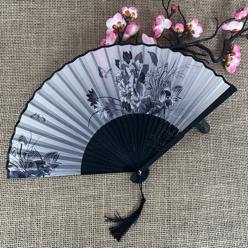 Birželio 11 d. Renginys Japoniška sulankstoma vėduoklė Senovės kinų stiliaus studentų šilko vėduoklė moterų šokių gerbėja Gamintojas