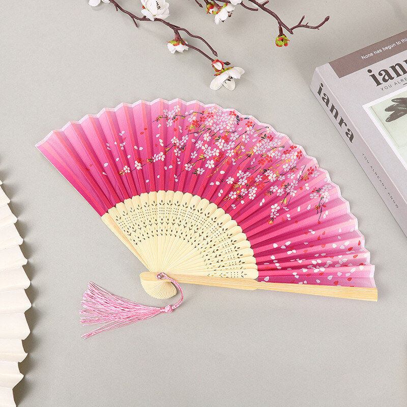 Birželio 11 d. Renginys Japoniška sulankstoma vėduoklė Senovės kinų stiliaus studentų šilko vėduoklė moterų šokių gerbėja Gamintojas