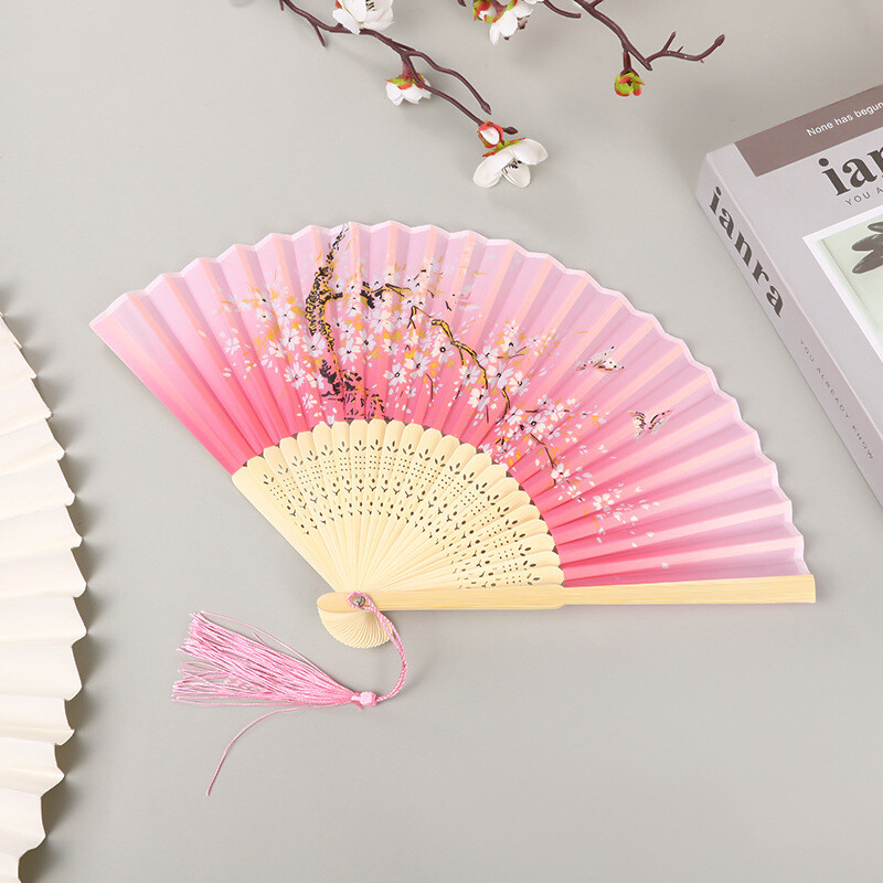 Birželio 11 d. Renginys Japoniška sulankstoma vėduoklė Senovės kinų stiliaus studentų šilko vėduoklė moterų šokių gerbėja Gamintojas