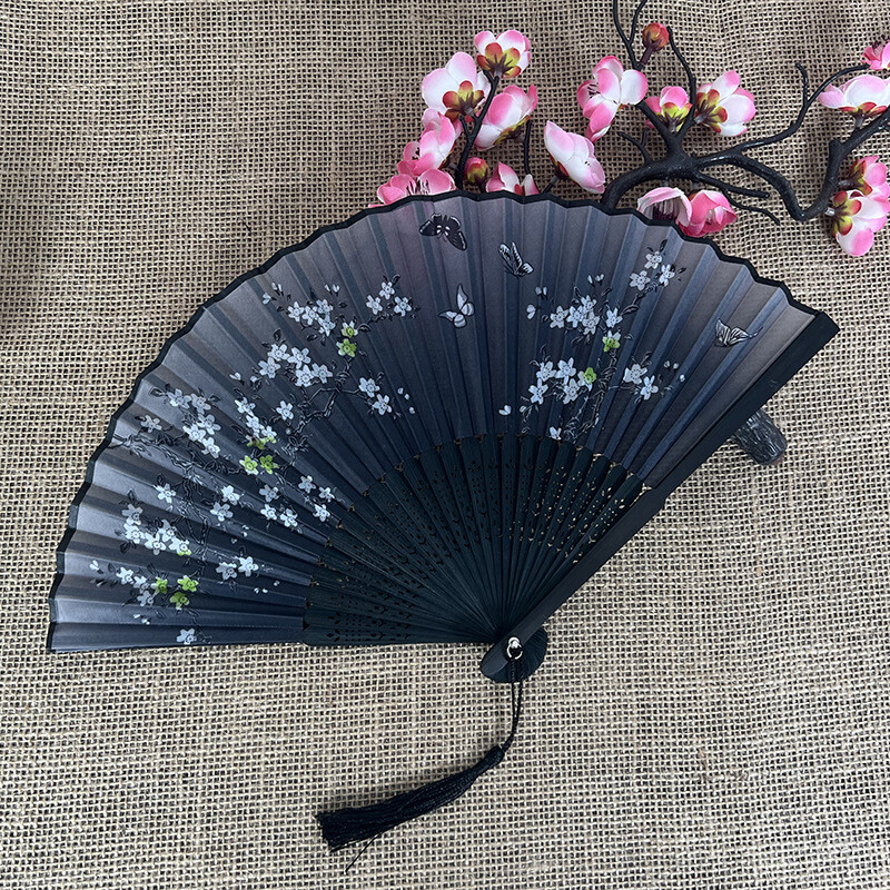 Birželio 11 d. Renginys Japoniška sulankstoma vėduoklė Senovės kinų stiliaus studentų šilko vėduoklė moterų šokių gerbėja Gamintojas