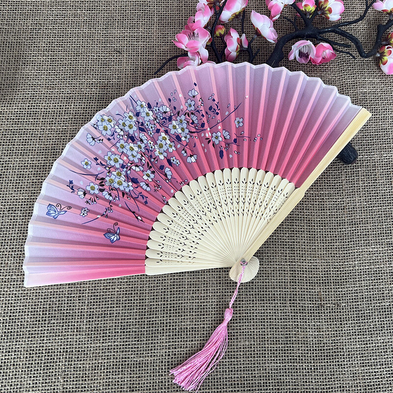 Birželio 11 d. Renginys Japoniška sulankstoma vėduoklė Senovės kinų stiliaus studentų šilko vėduoklė moterų šokių gerbėja Gamintojas