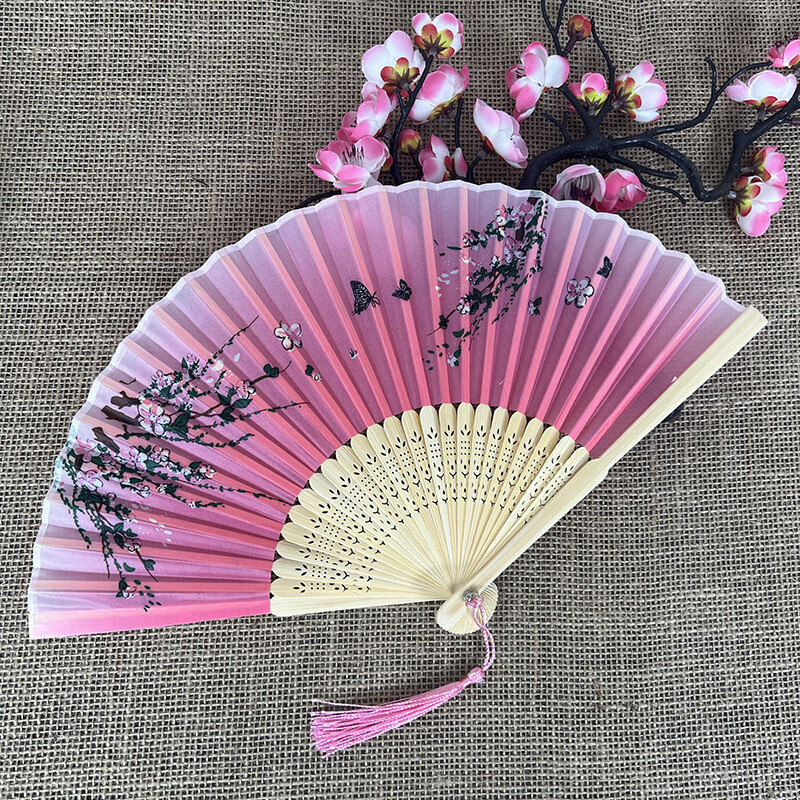 Birželio 11 d. Renginys Japoniška sulankstoma vėduoklė Senovės kinų stiliaus studentų šilko vėduoklė moterų šokių gerbėja Gamintojas