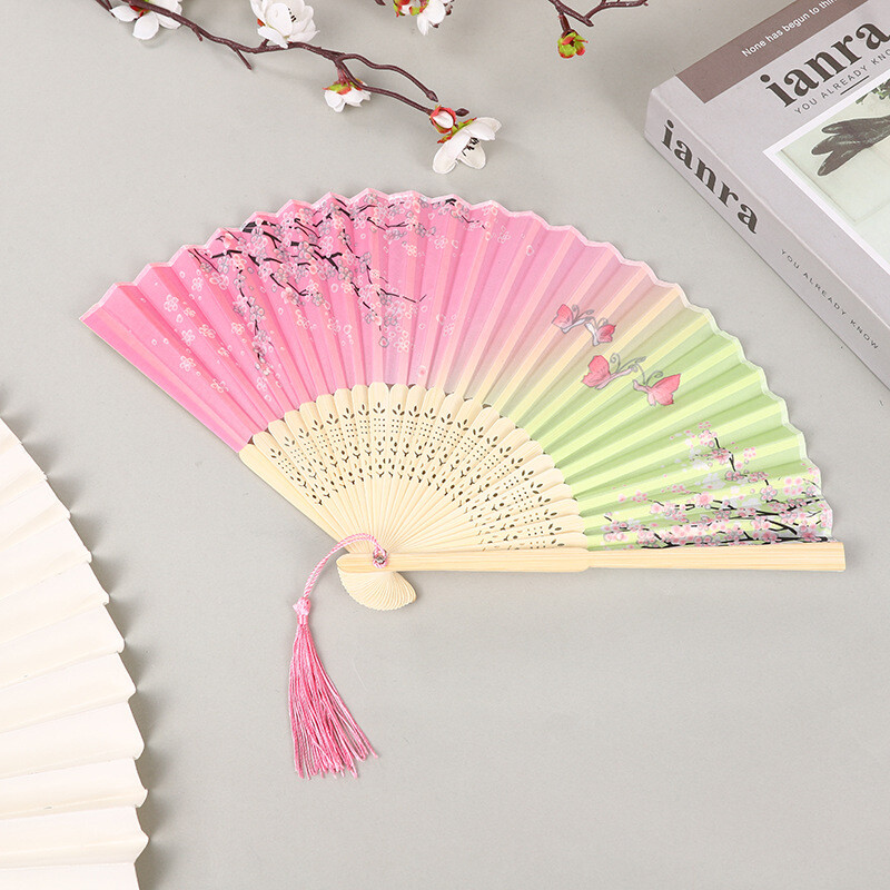 Birželio 11 d. Renginys Japoniška sulankstoma vėduoklė Senovės kinų stiliaus studentų šilko vėduoklė moterų šokių gerbėja Gamintojas