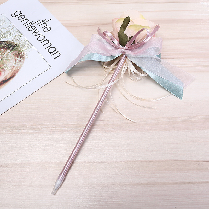 Nauja kūrybinė dovana, imitacinė gėlė, mokytojo dienos dovana, rašiklis, šviežias ilgas rašiklis, gimtadienio dovana