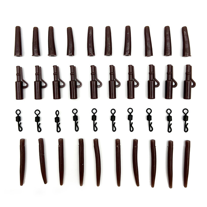 Kalastustarvete tarvikud 40 tükki kabuur Pöörlev karpkala voolik libisemisvastane Euroopa kuum müük karpkalapüügi komplekti hulgimüük