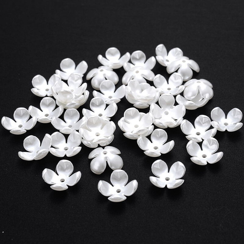 ABS imitacija bisernih školjki, latice, komadi cvijeća božura, ručno izrađeni DIY starinski stil, materijal za ukosnice, pribor za naušnice