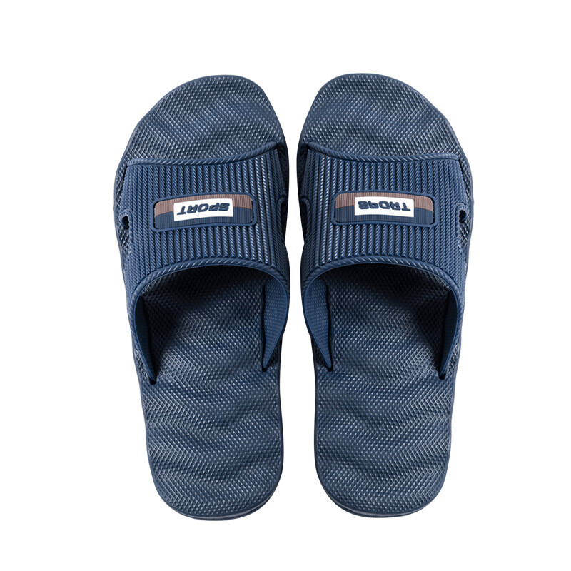 Мъжки външни модерни чехли с голям размер, нехлъзгащо се дебело дъно, масажни чехли за баня, мъжки домашни чехли за четири сезона