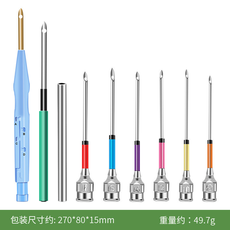 Трансгранични горещи продавани руска бодлива бродерия бъркаща игла за цветя Комплект инструменти за игла за бродерия вълнен кръстат бод игла за цветя