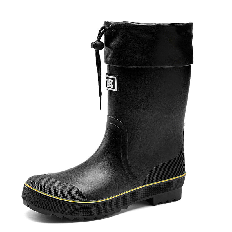 Tarpvalstybinės mados europietiški ir amerikietiški batai nuo vėjo ir lietaus Vyriški madingi viršutiniai drabužiai storadugniai vandeniui atsparūs žvejybos batai vandeniui atsparūs audiniai elastingi vandeniui atsparūs burnos batai