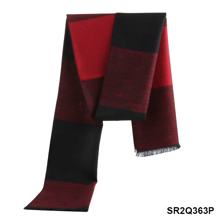 Зимен нов универсален корейски моден имитационен кашмирен шал шал мъжки шал годишна среща Нова година червен шал