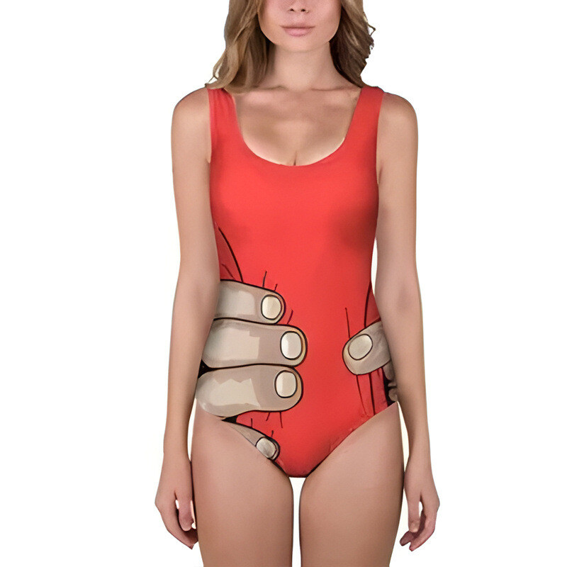 2023 г. Външна търговия Трансграничен нов креативен 3D печат Дамски бикини Целен бански костюм Персонализирани бански костюми