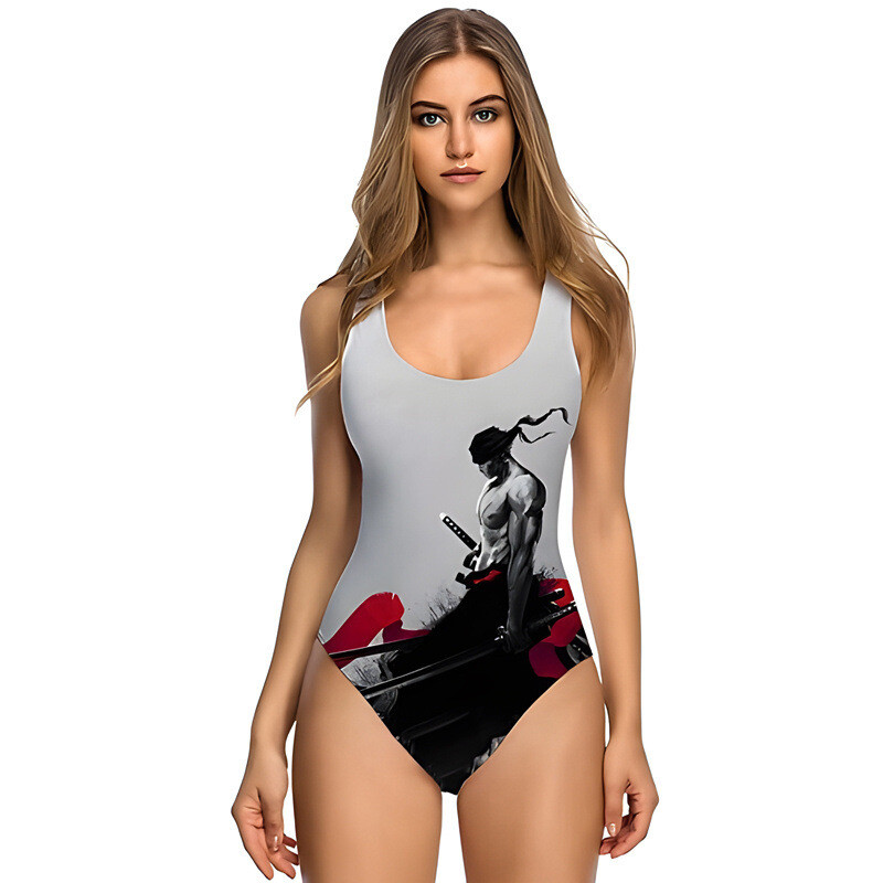 2023 г. Външна търговия Трансграничен нов креативен 3D печат Дамски бикини Целен бански костюм Персонализирани бански костюми