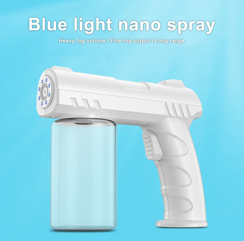 280ML Nano синя светлина пръскачка Barber Безжичен афтършейв Steam USB електрически спрей дезинфекционен пистолет за градински пулверизатор Инструменти