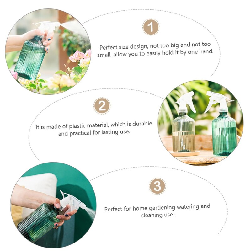 Бутилка със спрей Растение Цвете Билка Пръскачка Напоителна кутия Саксия за напояване за градина Почистващи средства за закрито