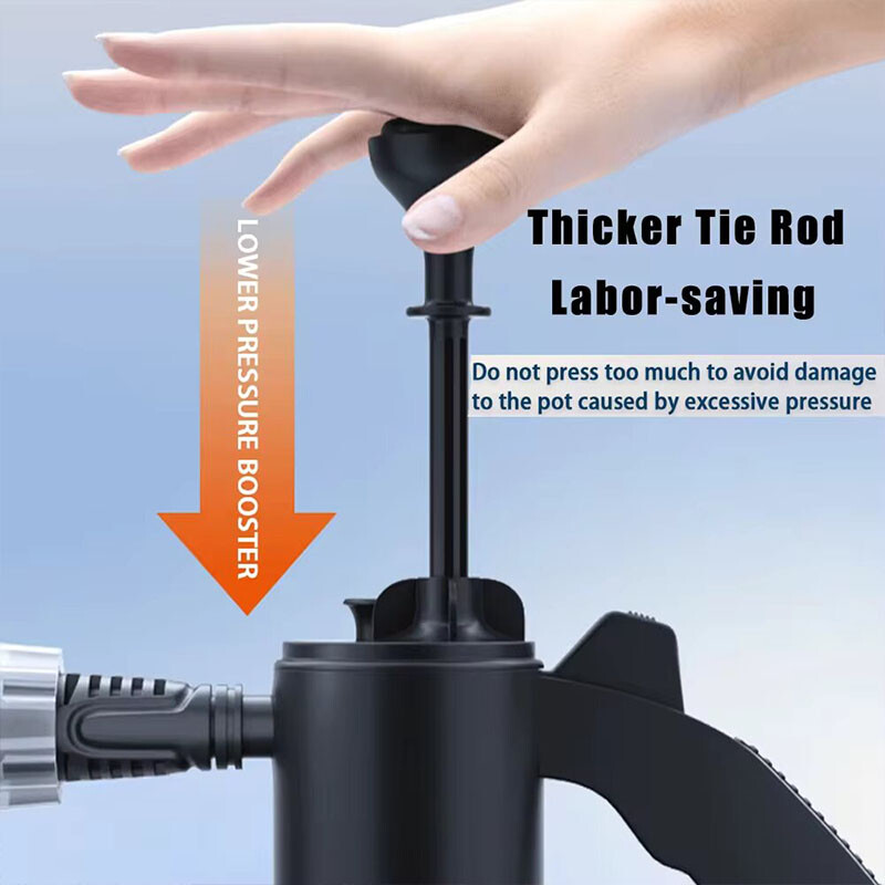 Пръскалка за миене на автомобили Пръскалка от пяна 2L тип спрей с предпазен клапан за домакински автомобил спрей ръчна гърне под налягане