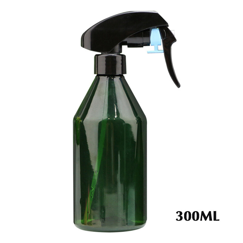 300 ml празни пластмасови бутилки със спрей, регулируема, устойчива на течове бутилка за многократно пълнене за лице, косми за домашни любимци, почистване на цветя
