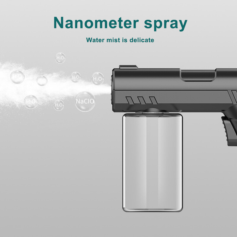 280ML безжична електрическа дезинфектантна пръскачка USB нано синя светлина парна пръскачка за домашна градина дезинфекция поливане пулверизатор инструмент
