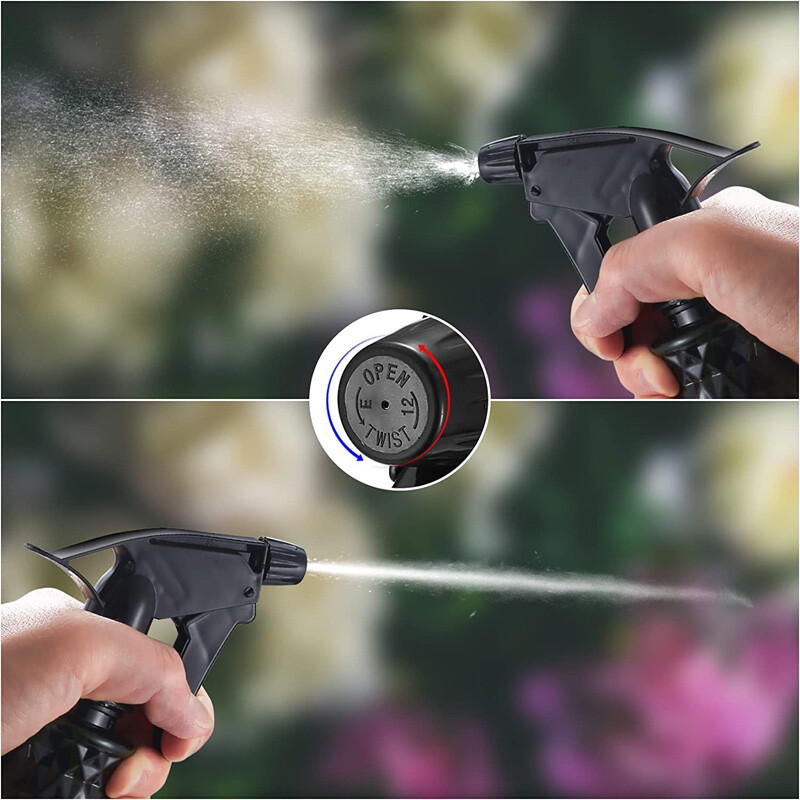 1PCS 500ML Спрей Празни бутилки за многократно пълнене PET PET Пръскачка за мъгла за баня Дезинфекция Контейнер за вода Поливане Градински консумативи