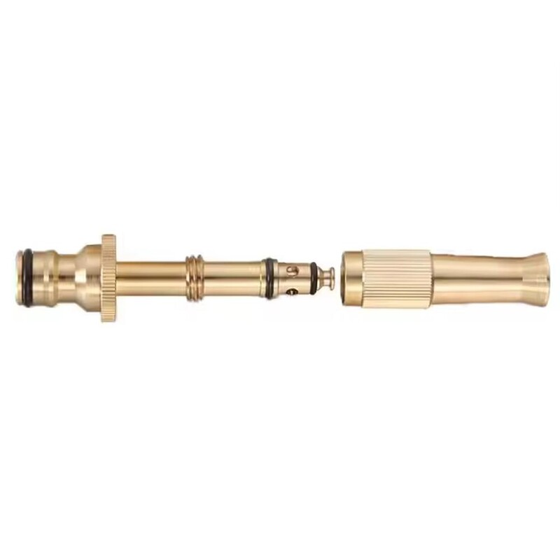 Месингов бърз конектор за спиране на водата Автомивка Воден пистолет Директно напояване G1/2 Конектор Градина G3/4 Комплект за пръскане с медна дюза Hos B1J1