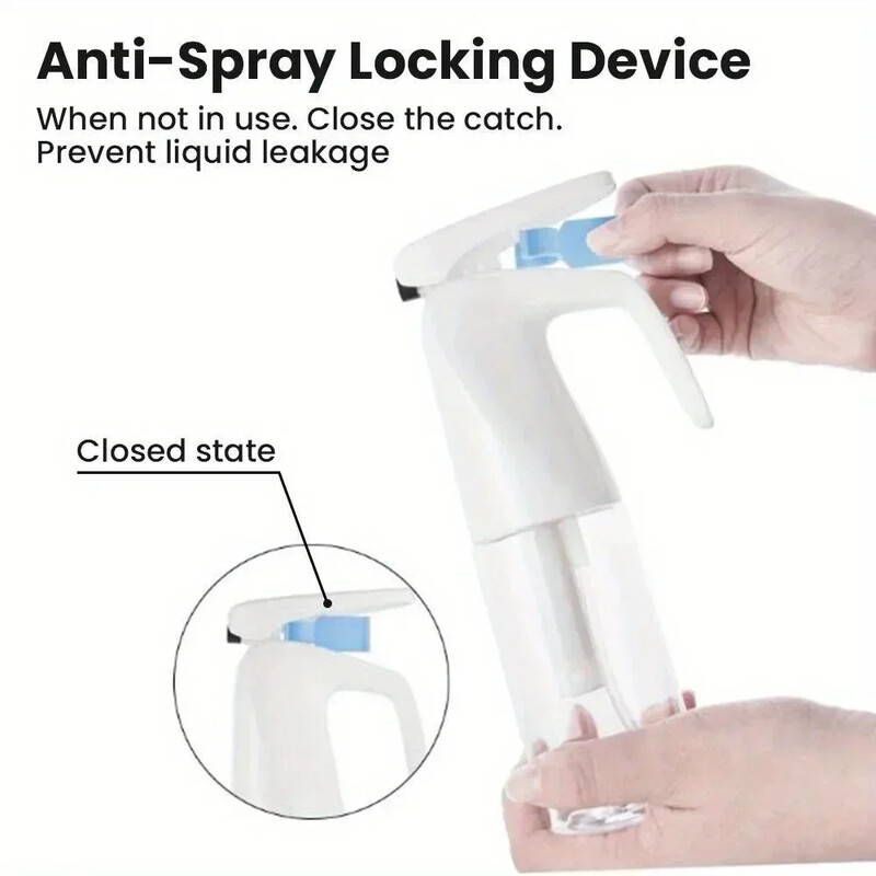 Преносим за фризьорство, водоснабдяване, бутилиране, бутилка с непрекъснато пръскане под високо налягане, пластмасова лейка, градинска пръскачка