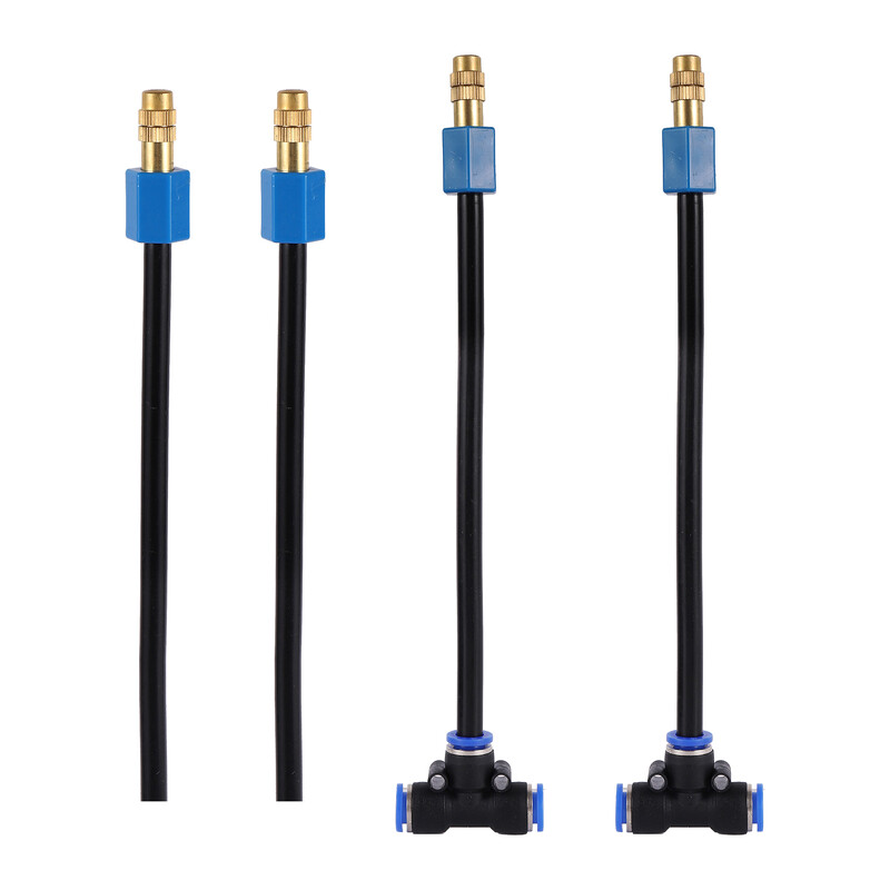 2бр. Регулируема медна пулверизираща дюза 360° свободен завой, пръскачка за капково напояване, микропръскачка, градинско напоително оборудване