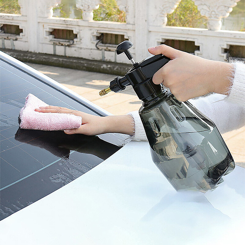 1.5L Ръчна пръскачка под налягане Ръчна въздушна помпа Градинска дезинфекция Пръскачка за вода Градинарство Напояване Инструменти за поливане Спрей бутилка