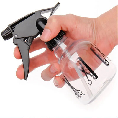 Virágszóró spray palack átlátszó kozmetikai push-up fodrász kis spray flakon fodrász spray palack locsolókanna