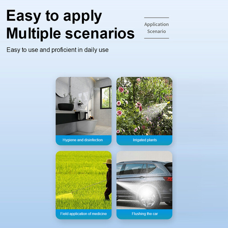 5L градинска пръскачка под налягане Водна помпа Пръскачка под налягане 2 режима на пръскане Бутилка със спрей за растения Регулируема каишка за тревна градина