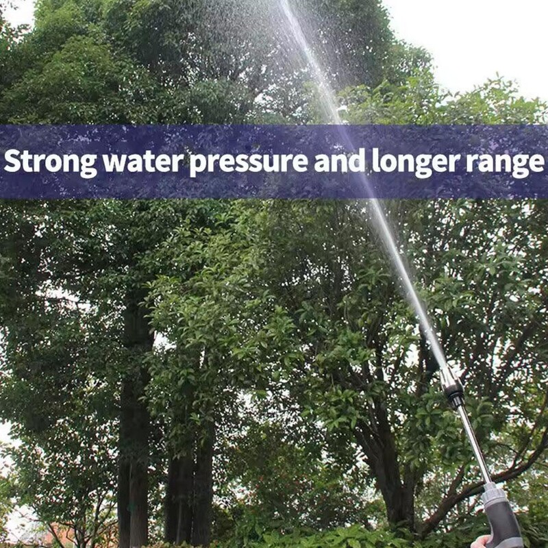 Мощна машина за почистване под високо налягане за всеки градински маркуч, турбочистачка Power Blaster Plus машина за миене под налягане с дълъг прът Пистолет за автомивка