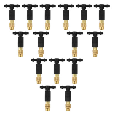 5-15 db 4/7 PVC kültéri permetező hűtőrendszer kerti öntözés öntözés 1/4`` sárgaréz porlasztóval állítható kerti mikro locsolók