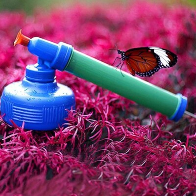 Kézi kertészeti Bonsai öntözőkanna, Push Pull Légpumpa Permetező Italpalack Spray Öntözőfej Fúvóka Húzórúd Permetező