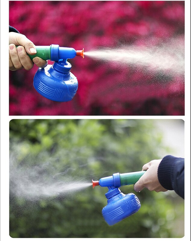 Ръчна градинска лейка за бонсай, Push Pull Въздушна помпа Пръскачка Бутилка за напитки Спрей Накрайник за напояване Пръскачка с дърпаща щанга