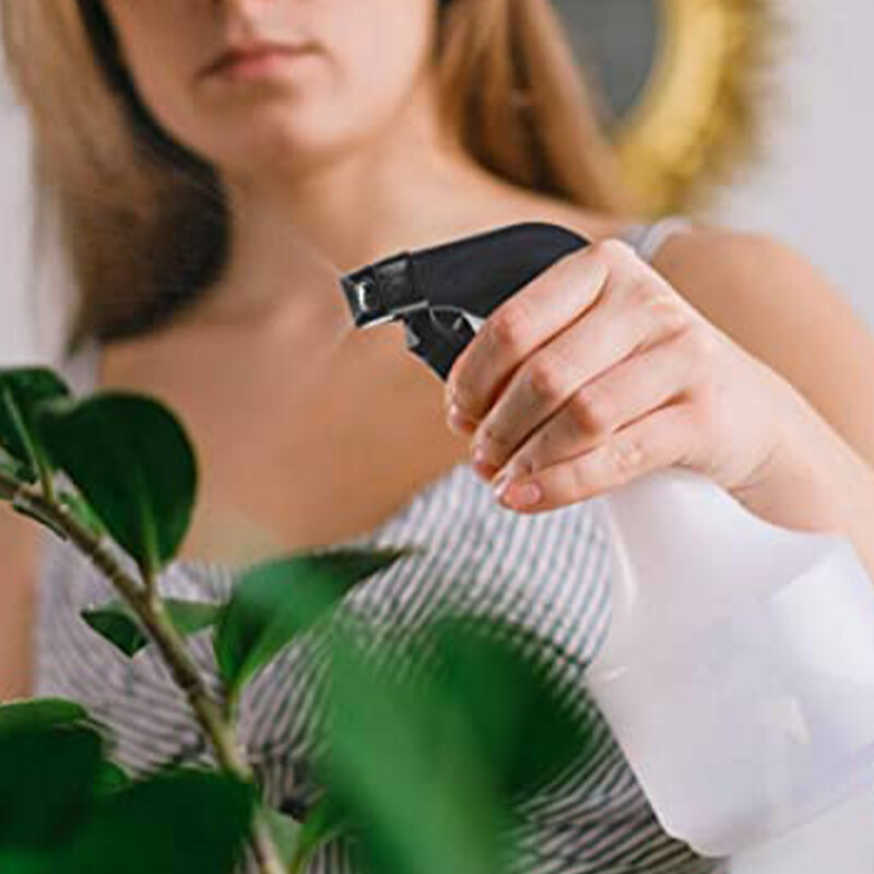 Пластмасова пулверизираща дюза 28 калибър, ръчен бутон, градински пистолет за пръскане, почистващ препарат за маслени петна, изцяло пластмасов квадратен пистолет