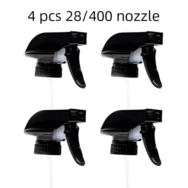 Пластмасова пулверизираща дюза 28 калибър, ръчен бутон, градински пистолет за пръскане, почистващ препарат за маслени петна, изцяло пластмасов квадратен пистолет