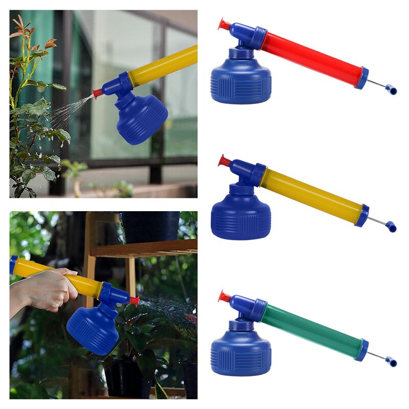 Push Pull Бутилка за пръскане 350 ml Селскостопански инструмент Многофункционален ръчен инструмент за поливане за градинарство на трева Домашно бонсай растение